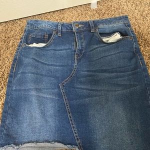jean skirt